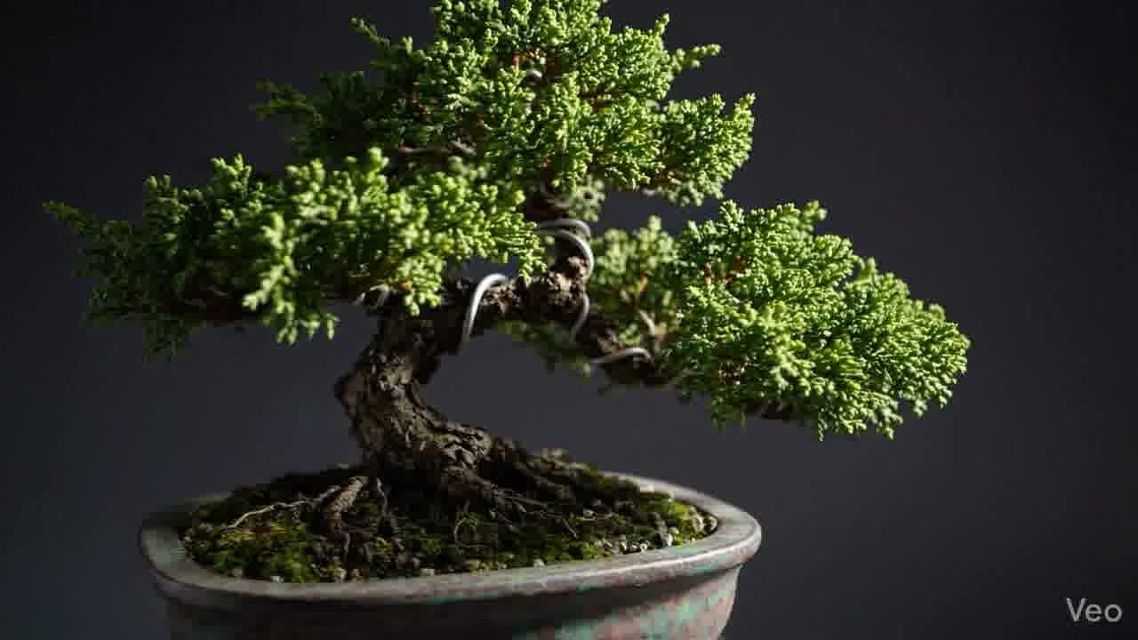 3D Bonsai görgetés vezérelt animáció